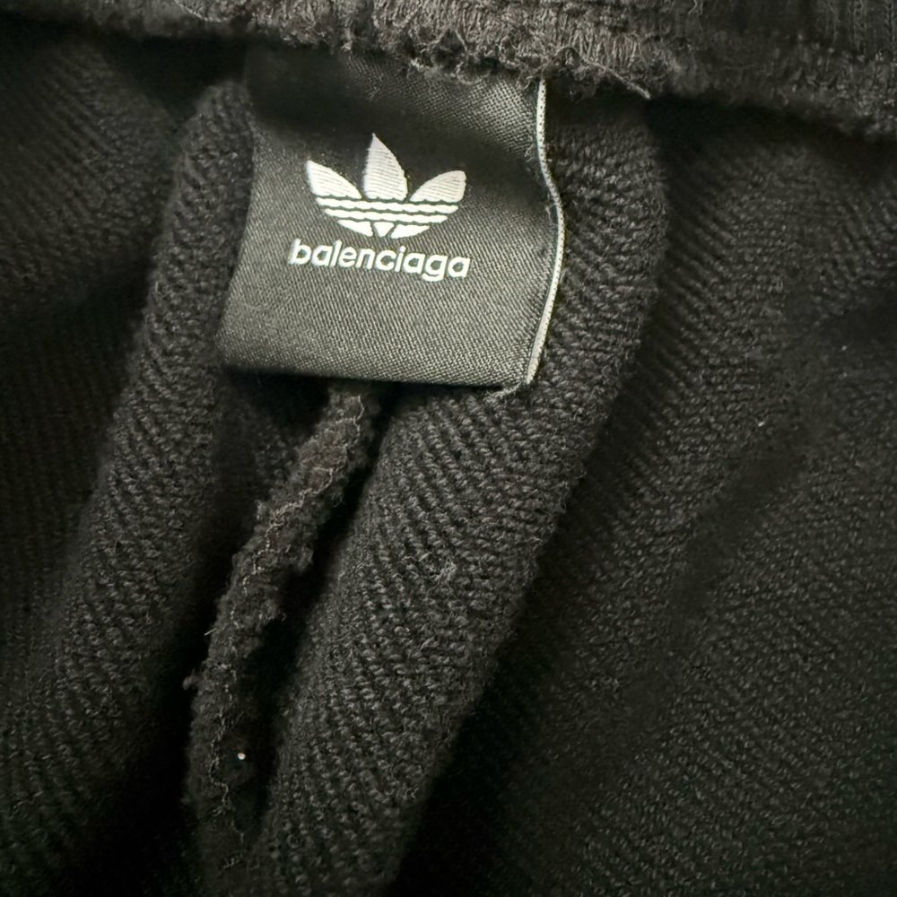 Balenciaga X adidas knitted sports pants - high rise - black - NWOT - small - Picture 8 of 10